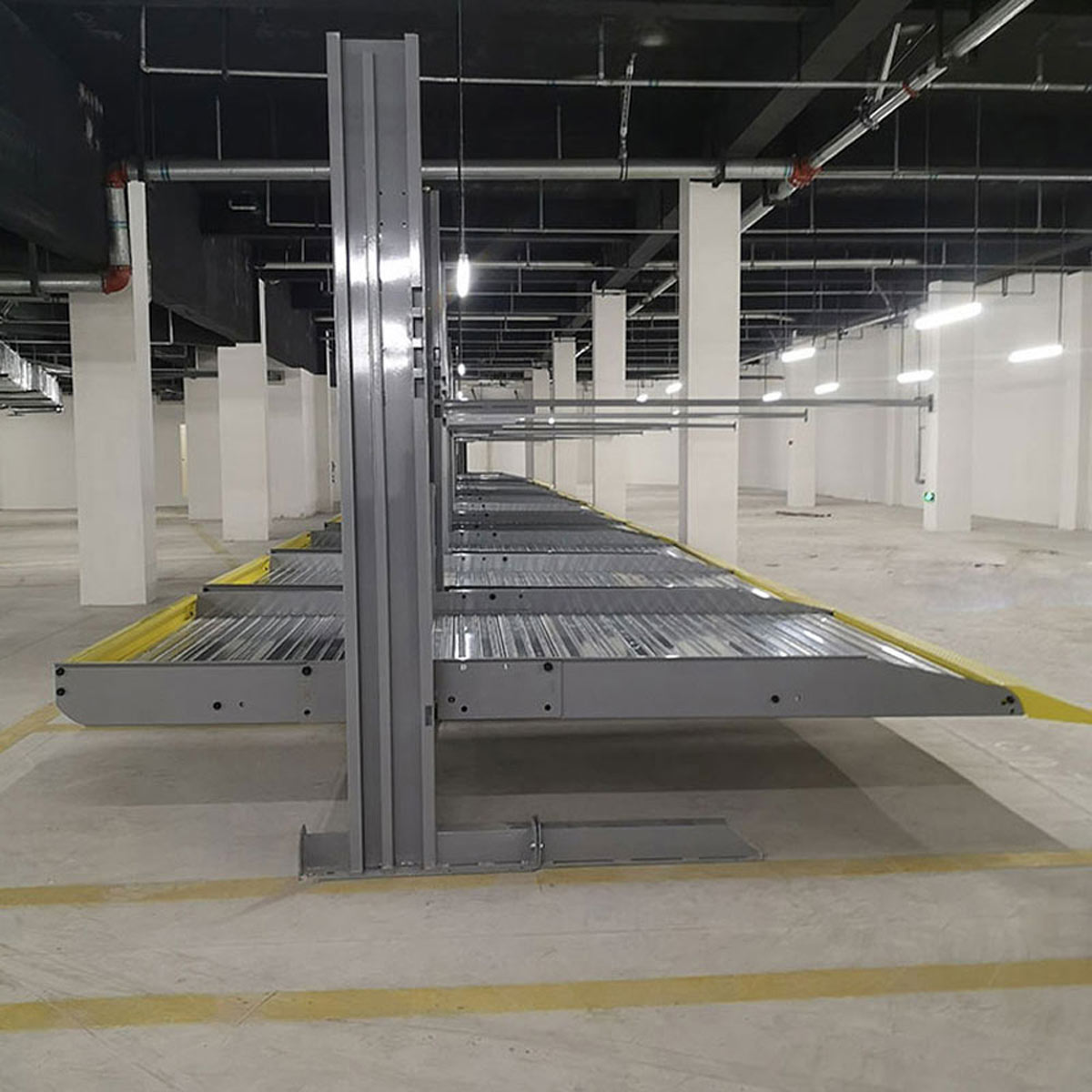佛坪四柱式機械立體車庫過驗收
