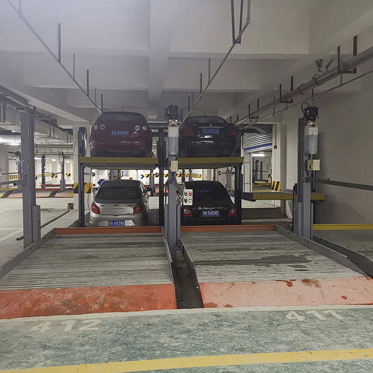 湖南俯仰式機械式停車庫拆除