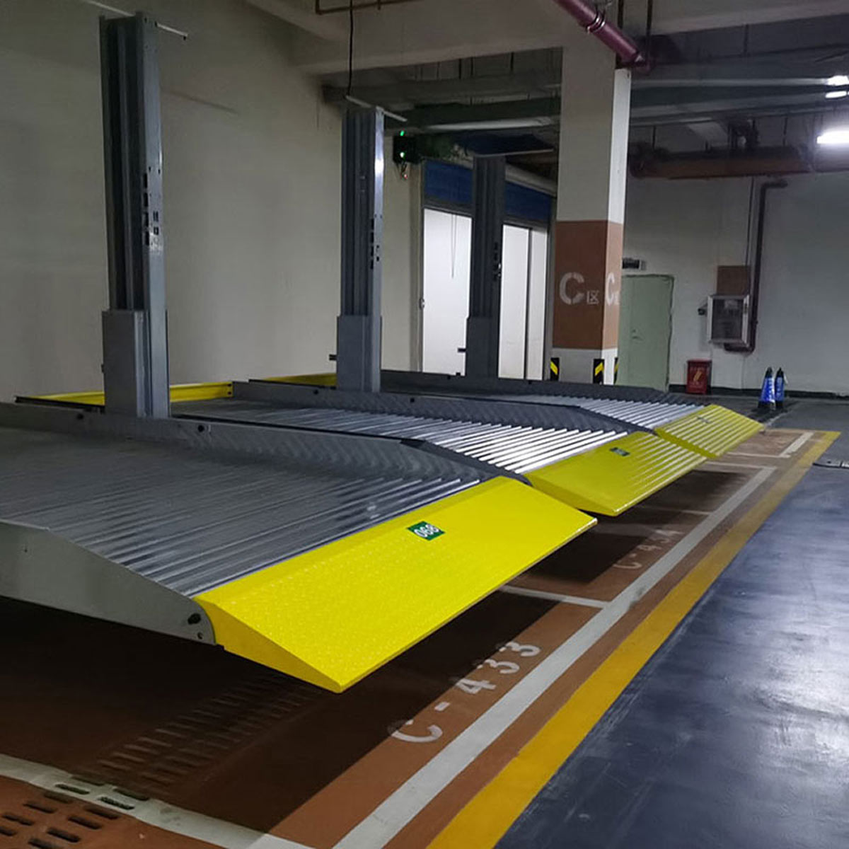 平移機械停車庫過驗收