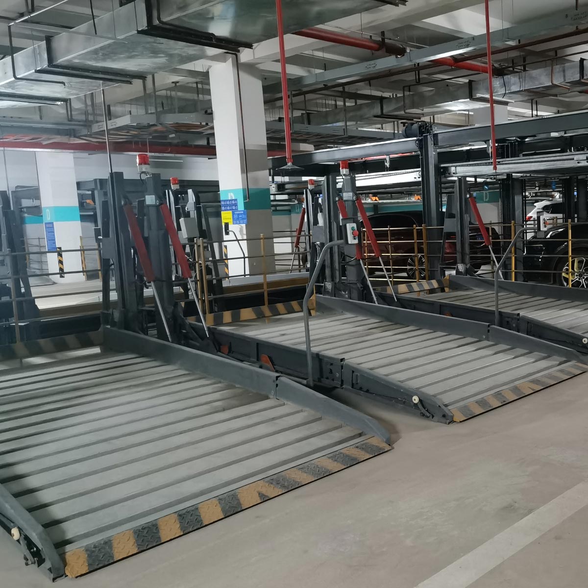 簡易升降式機械車位改造俯仰簡易式停車設備租賃經營